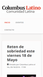 Mobile Screenshot of columbuslatino.com