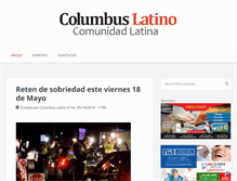 Tablet Screenshot of columbuslatino.com